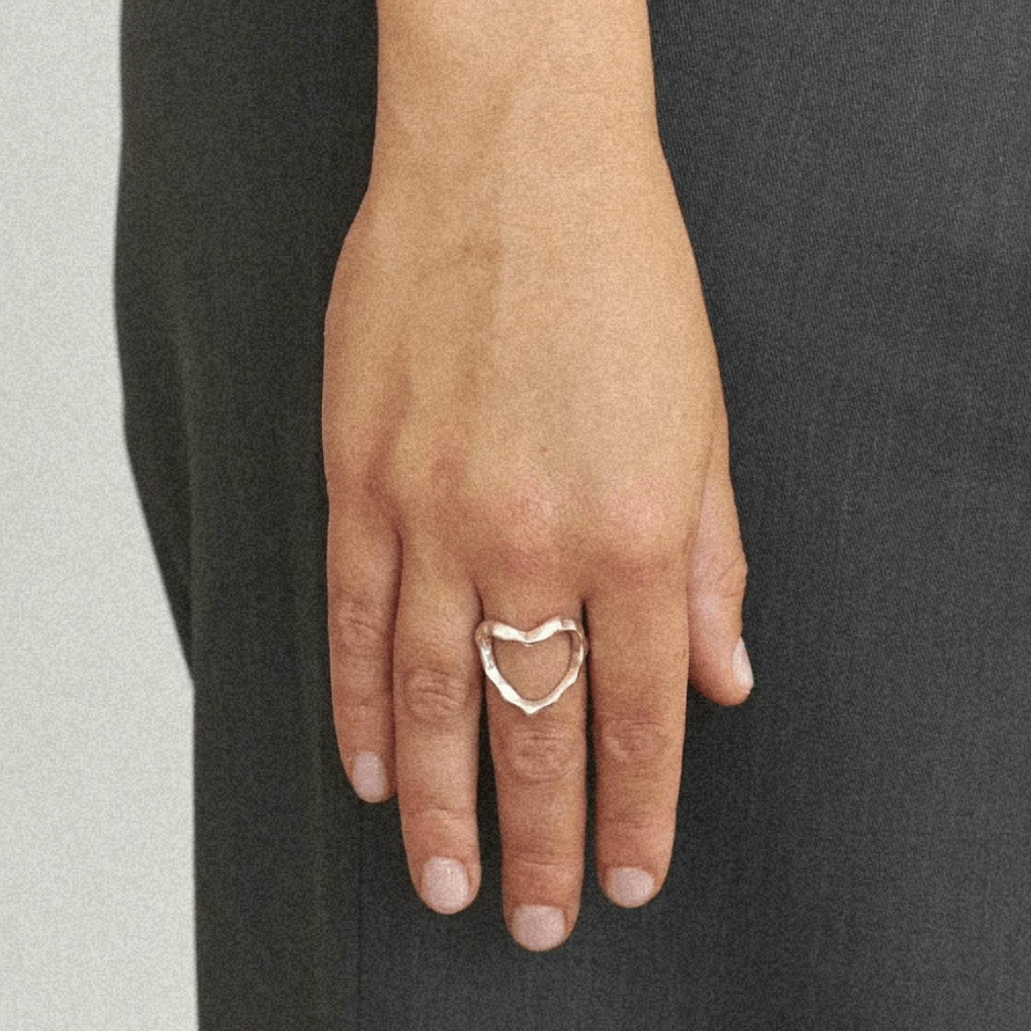 LOVE SILVER RING