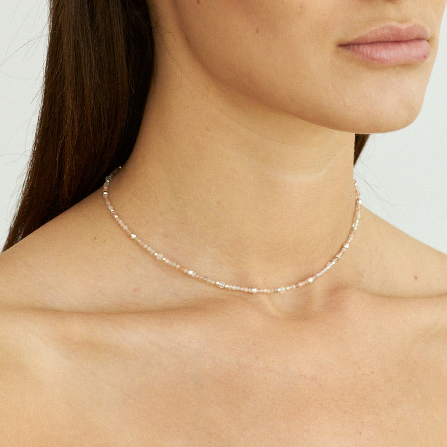 DANI SILVER NECKLACE