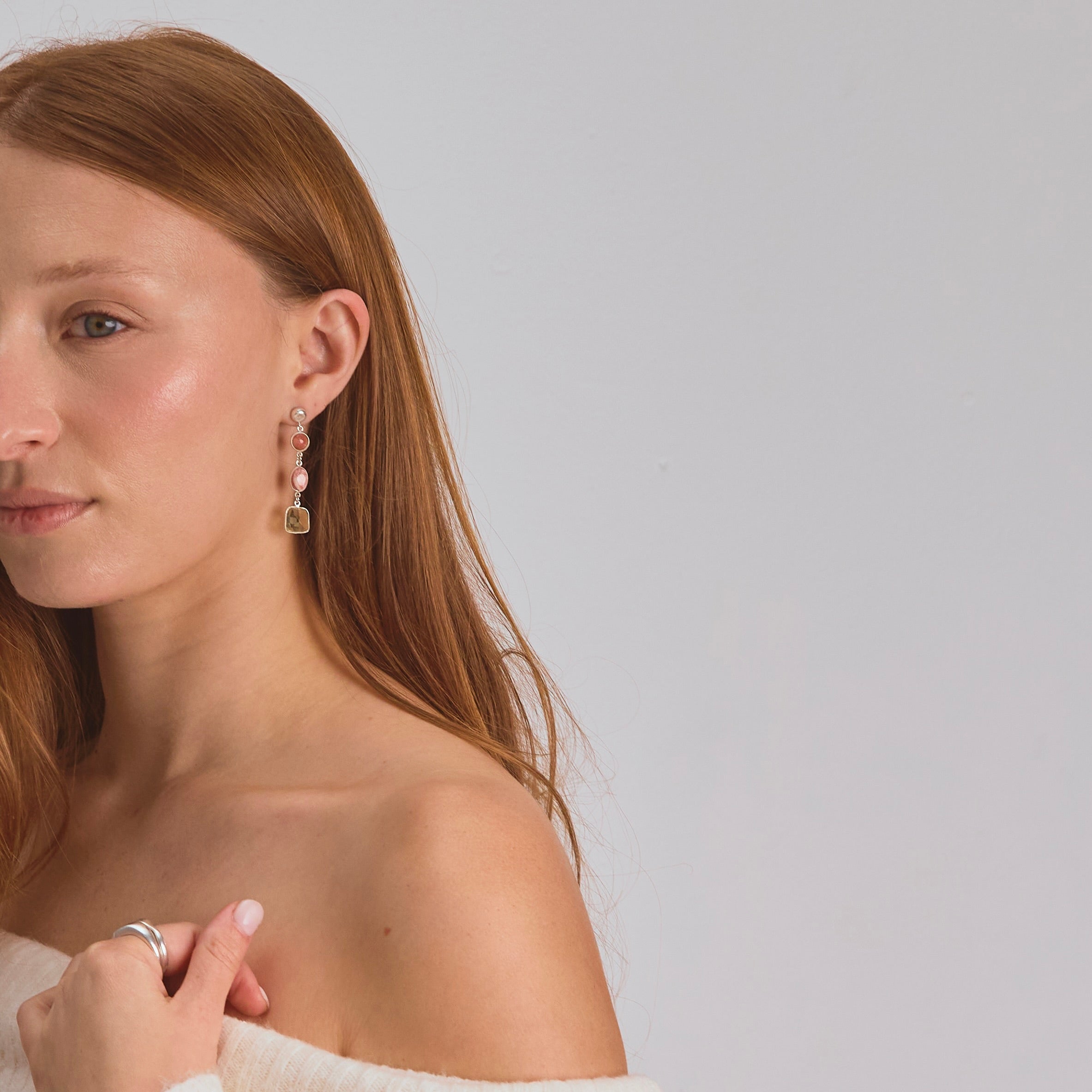 MIKA SILVER EARRINGS