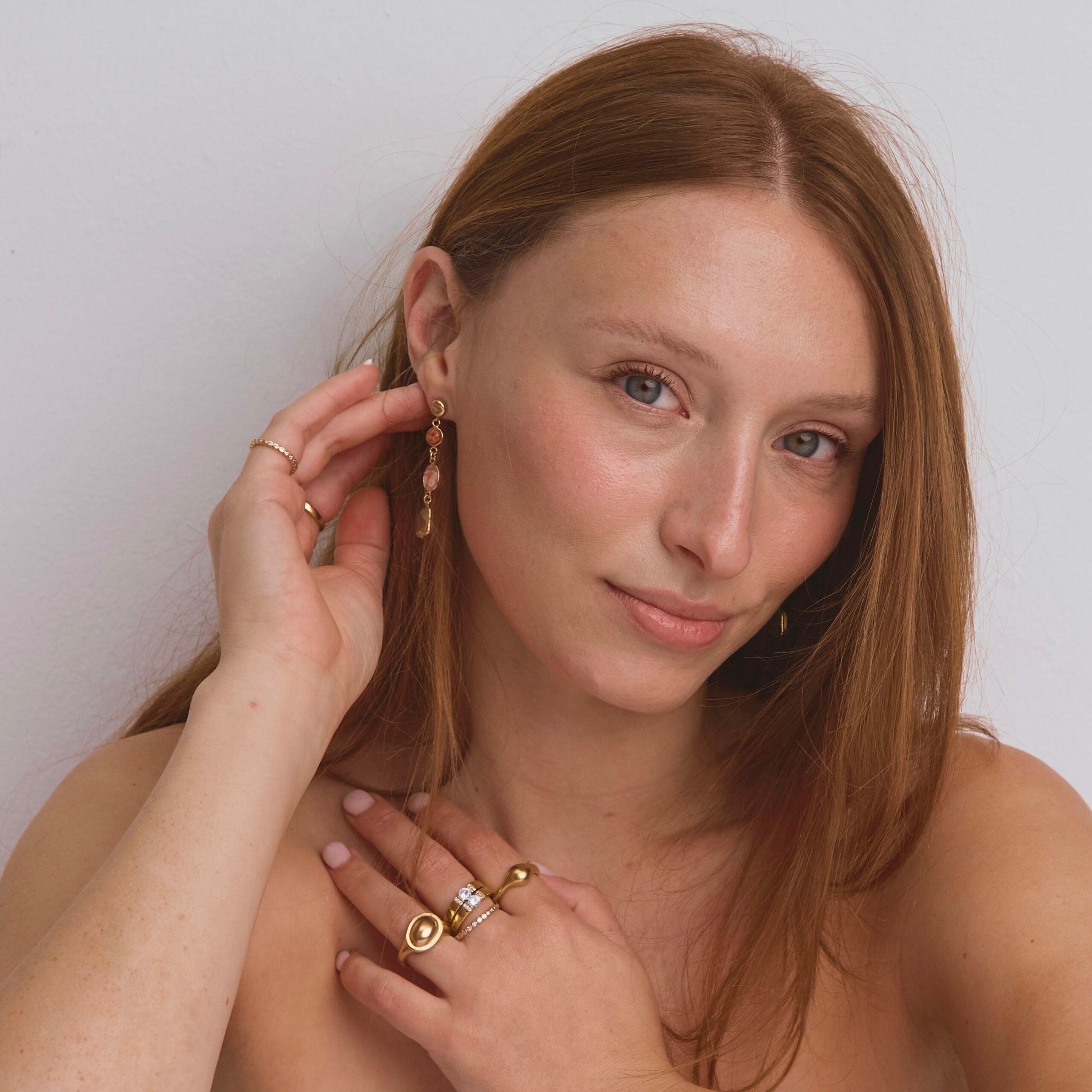 MIKA GOLD EARRINGS