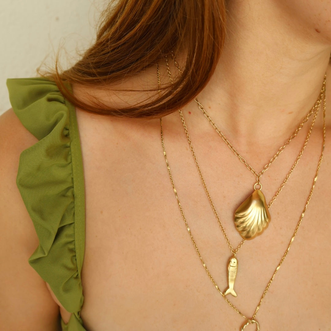 SIRENA GOLD NECKLACE