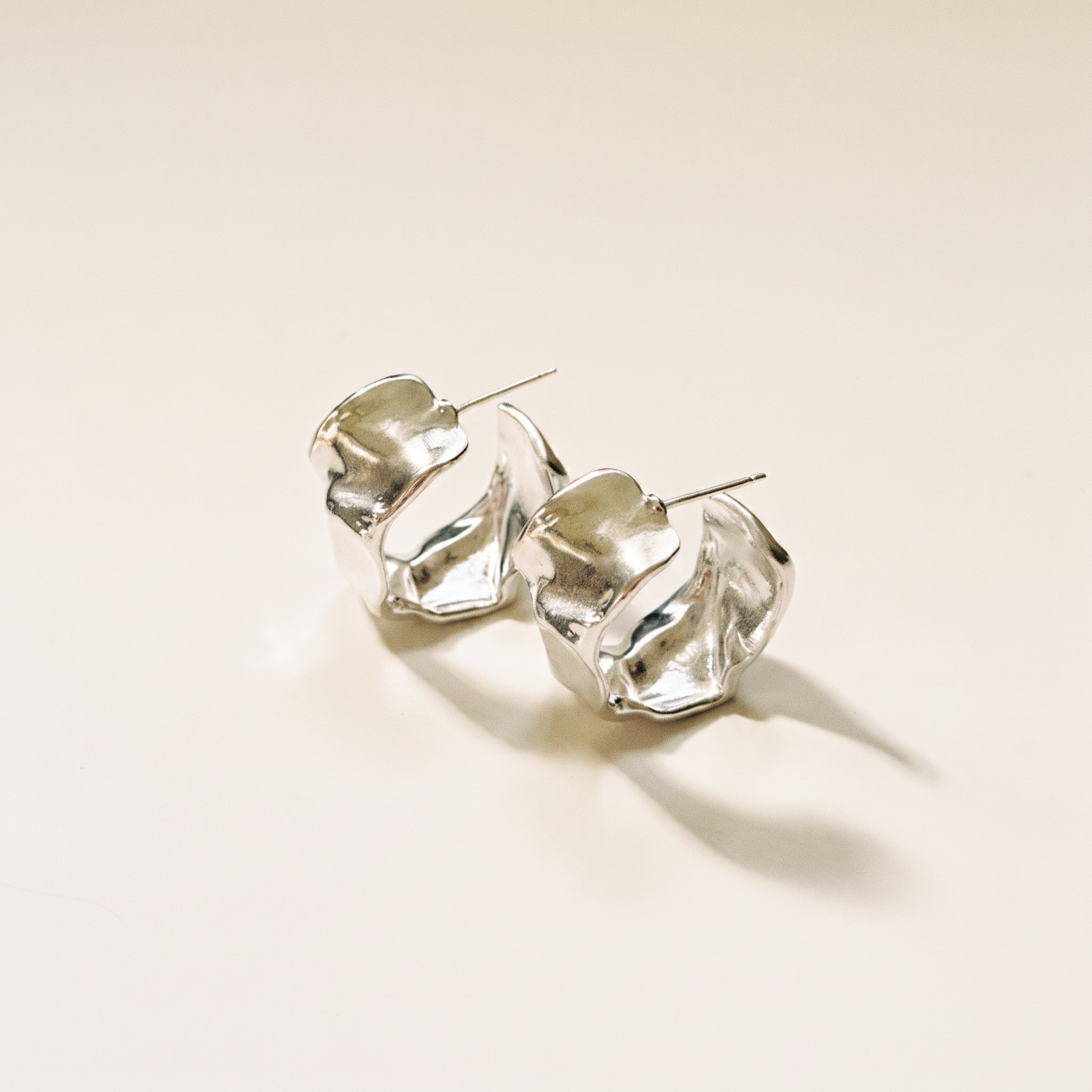 AMIT SILVER EARRINGS