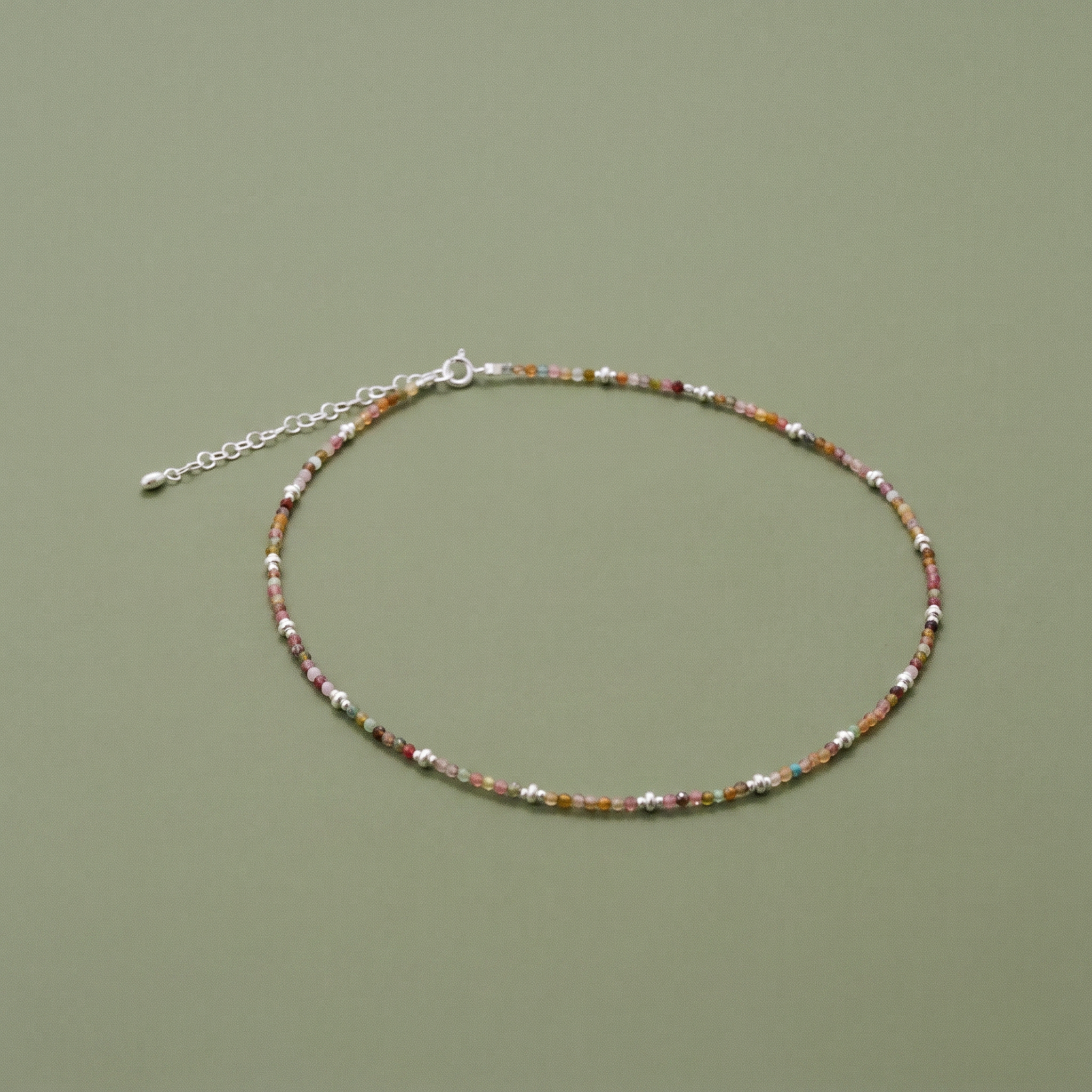 OPAL SILVER NECKLACE