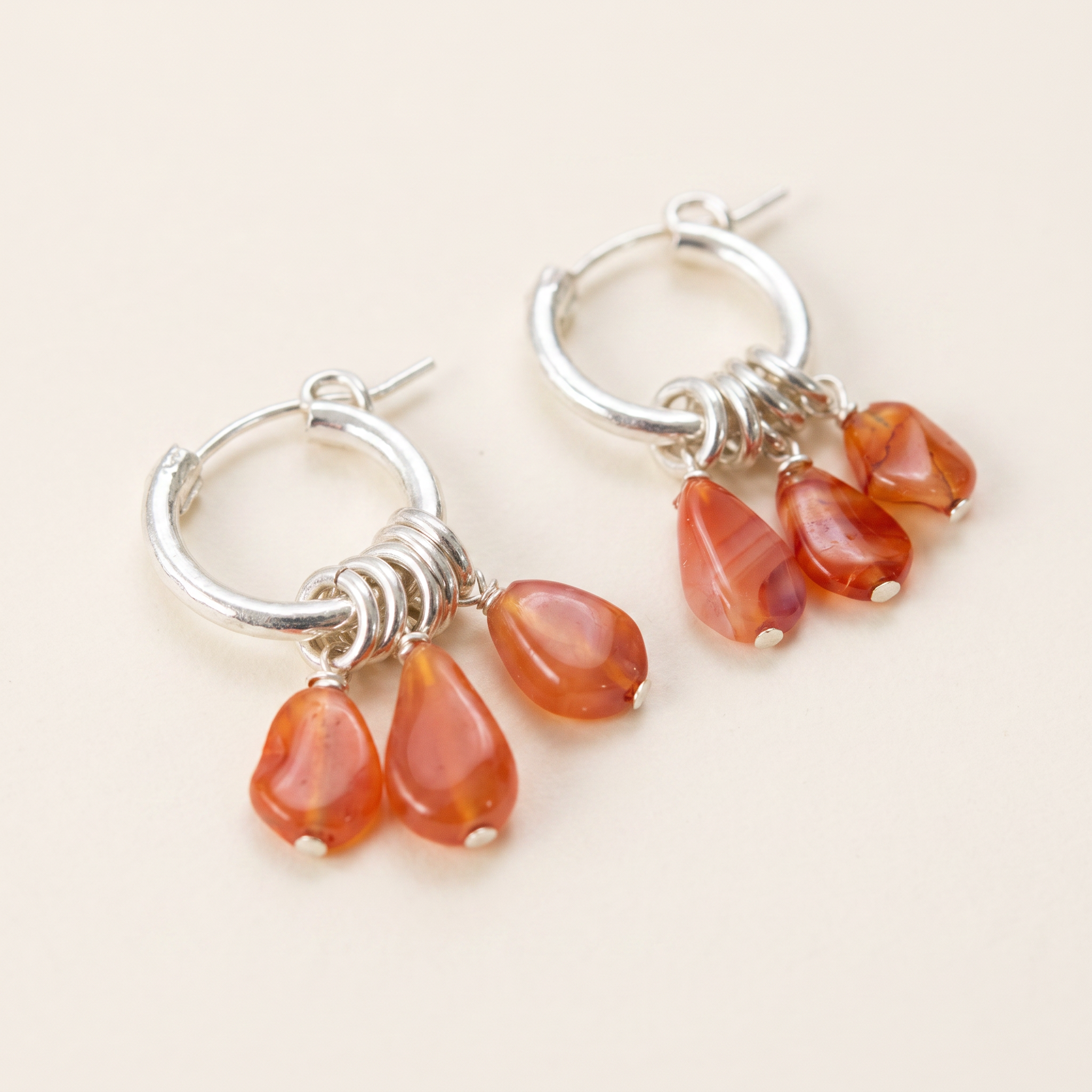 SUN SILVER EARRINGS