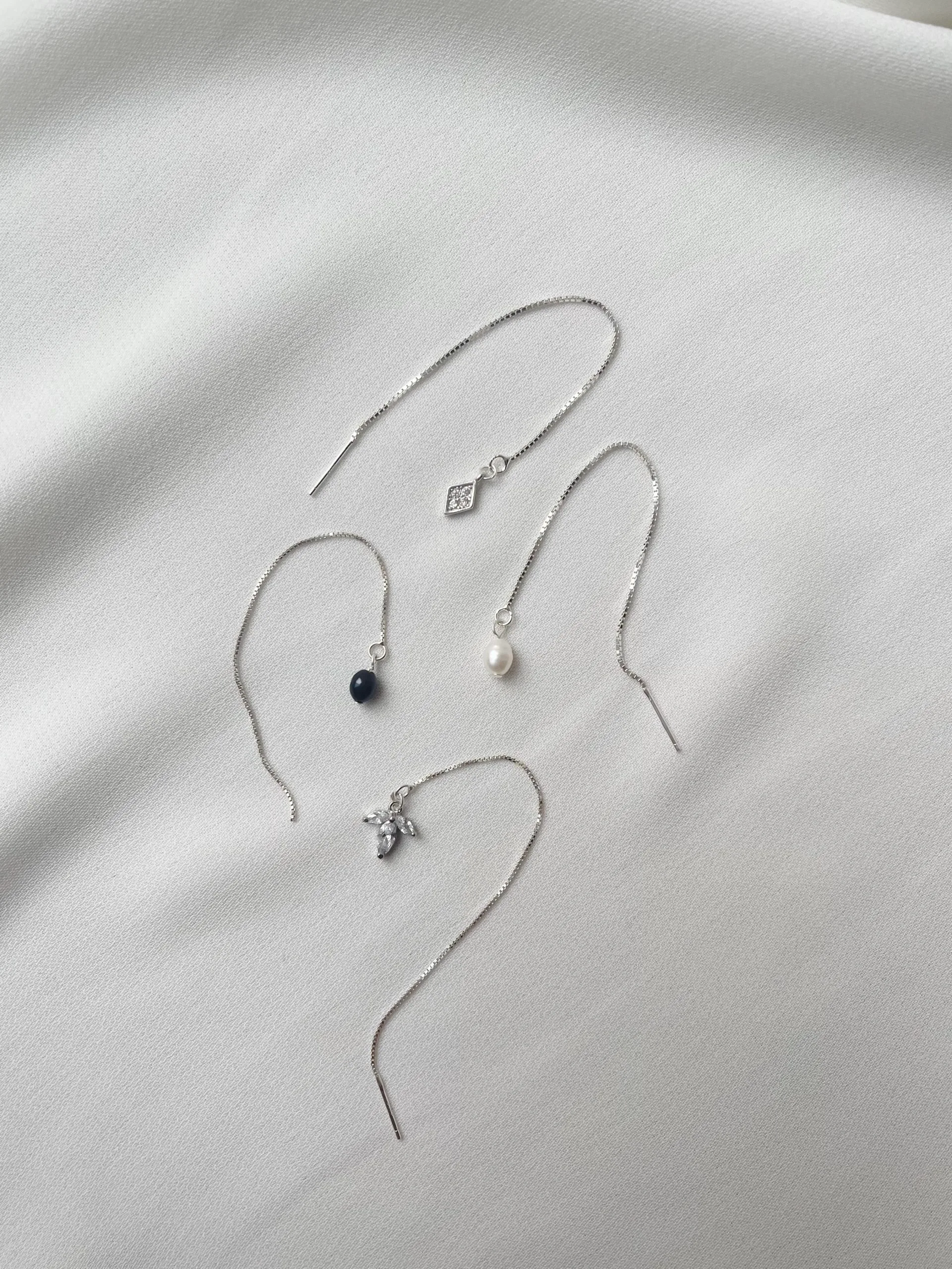 BROOK SILVER EARRINGS
