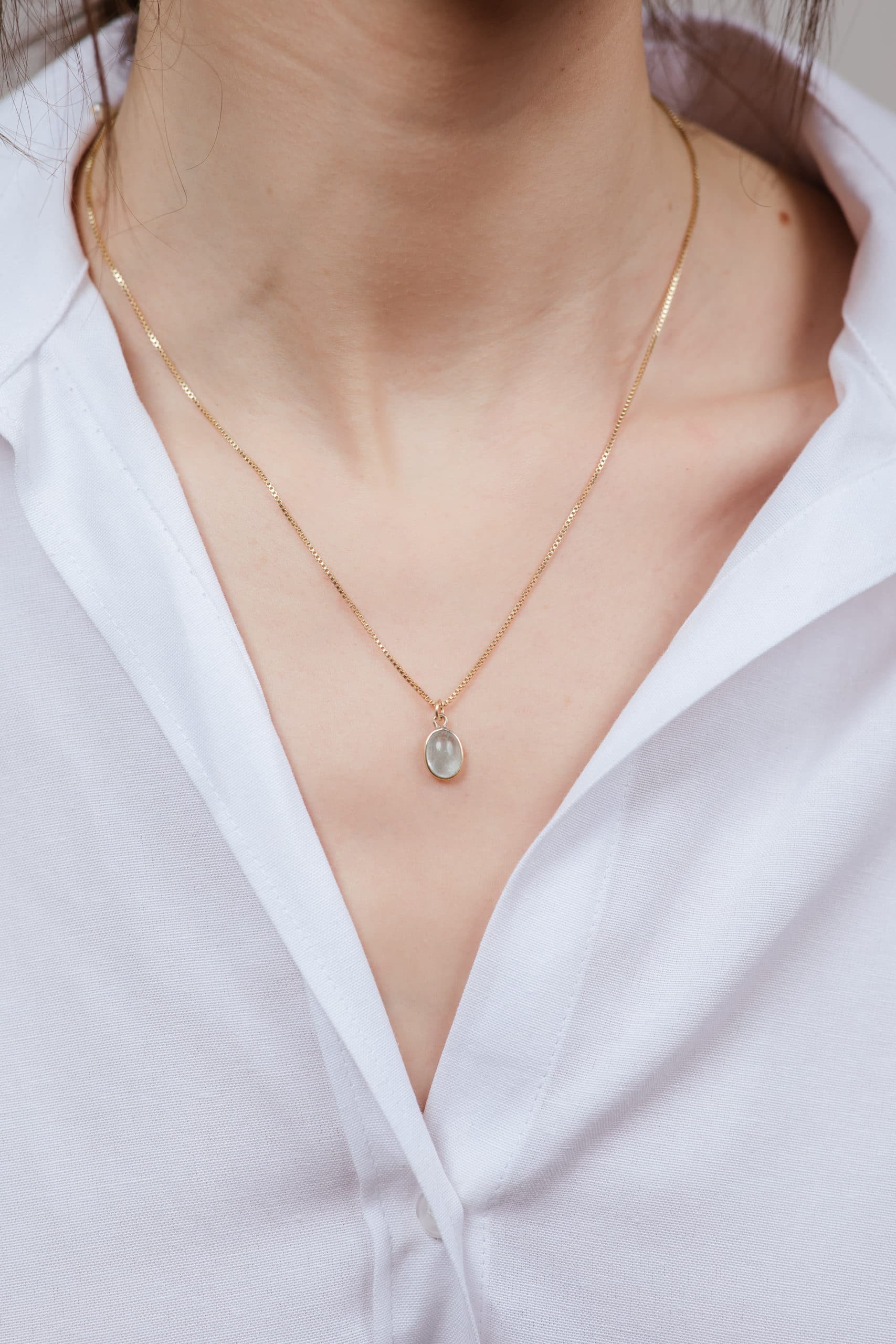 AQUA GOLD NECKLACE