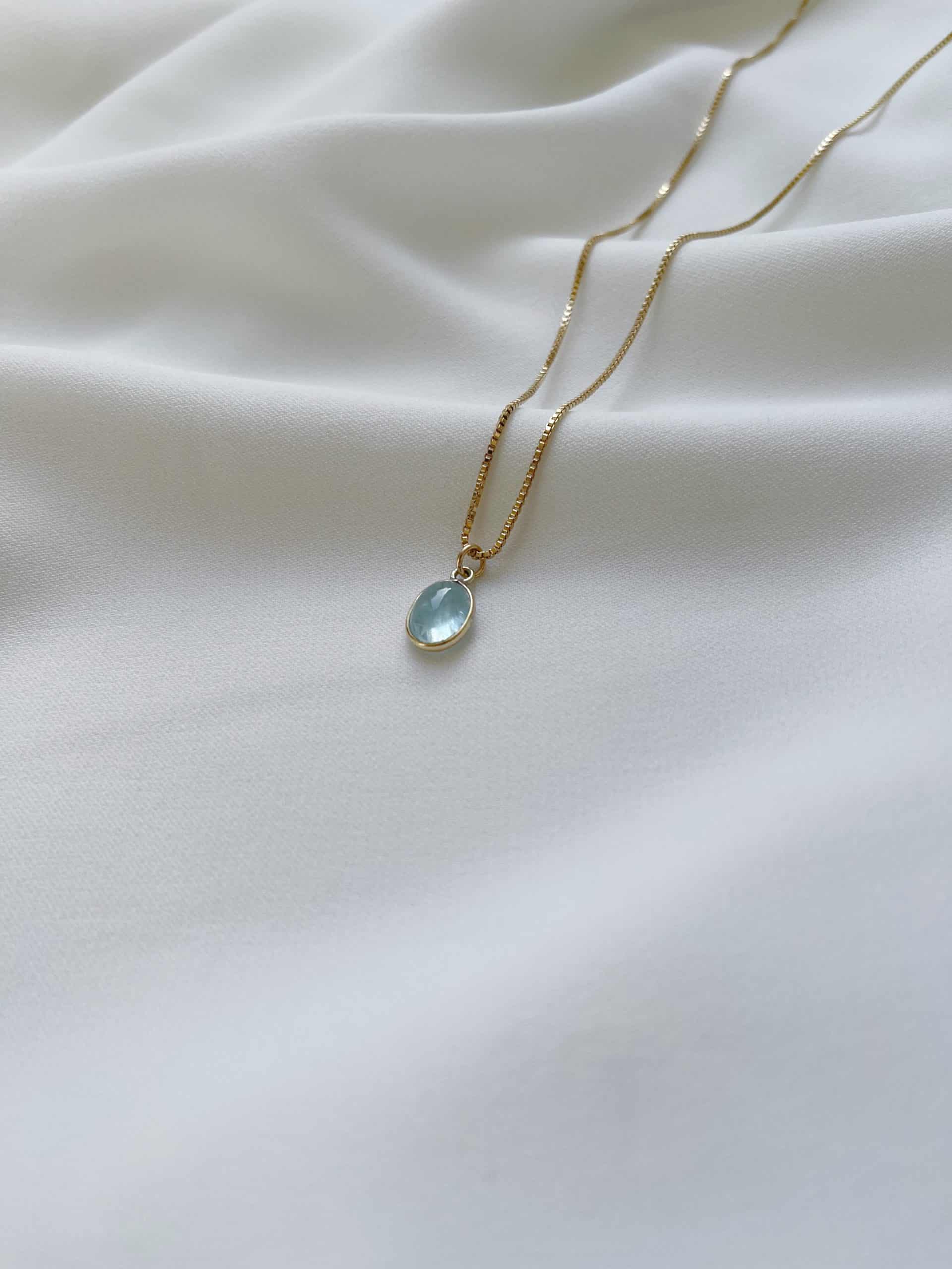 AQUA GOLD NECKLACE