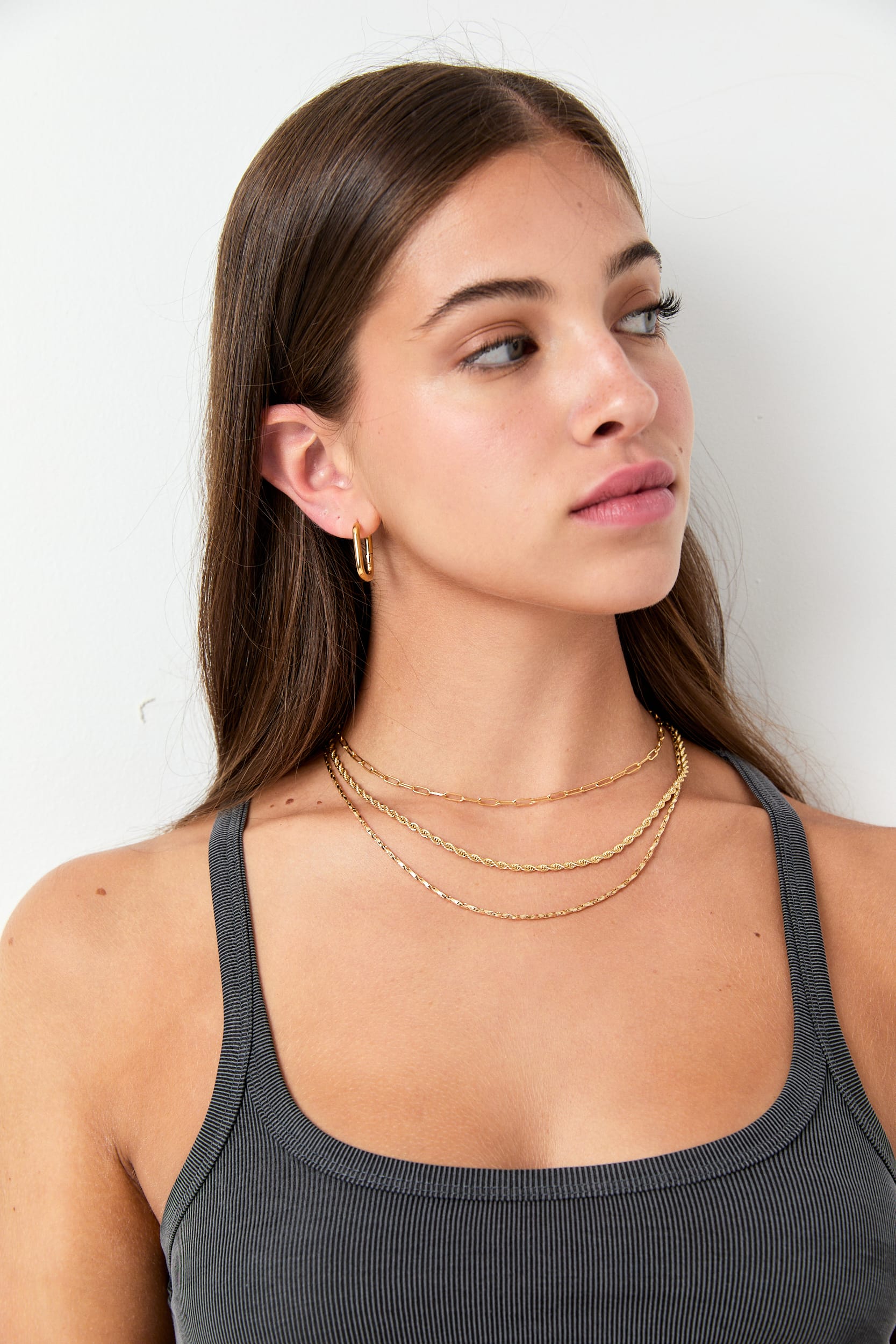 HAILEY GOLD EARRINGS