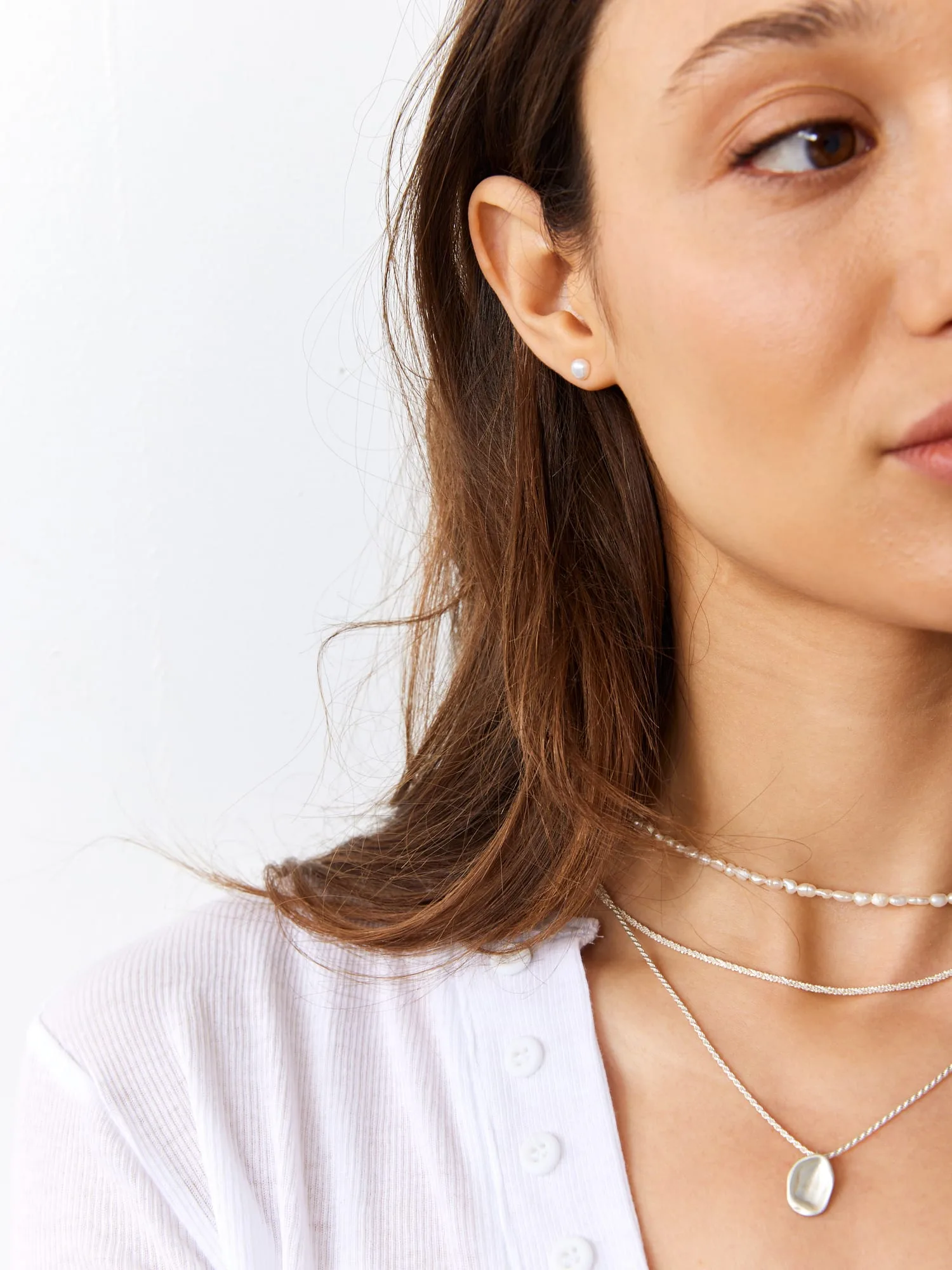 MARIEL SILVER NECKLACE