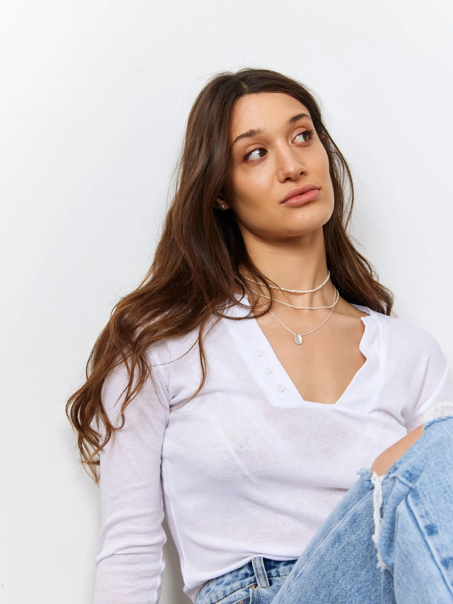MARIEL SILVER NECKLACE