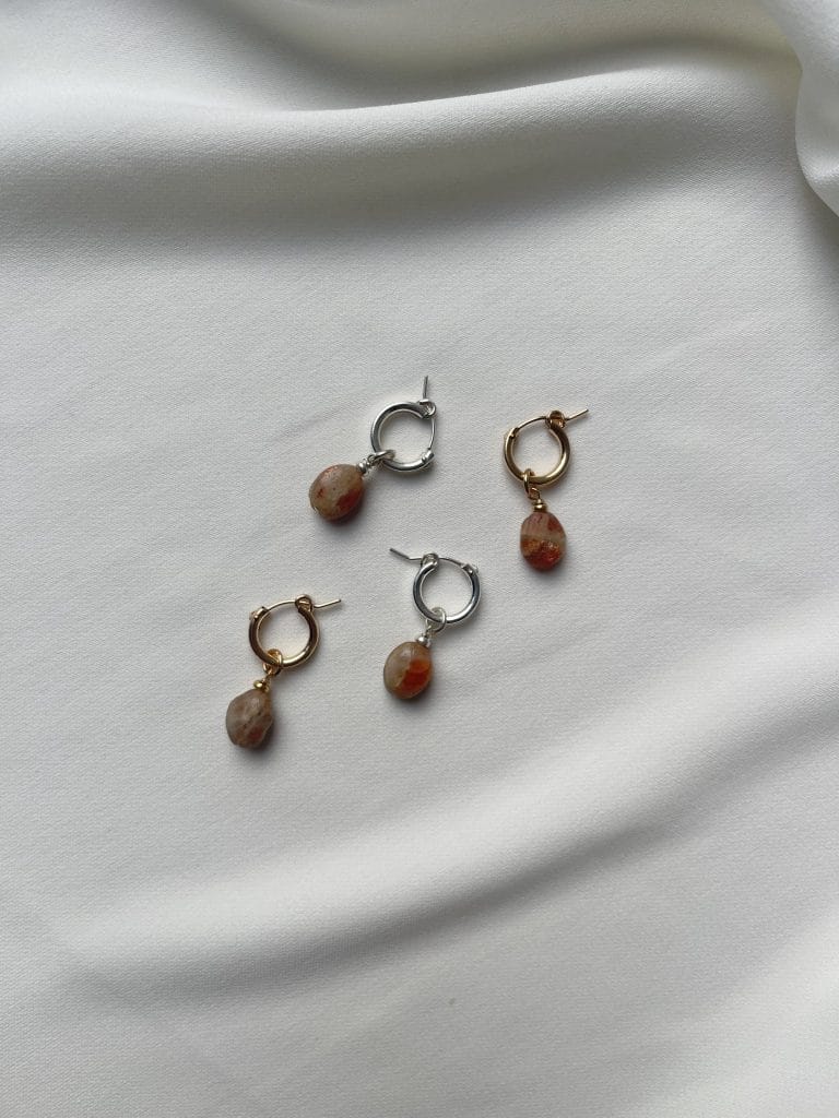 SUNSTONE EARRINGS