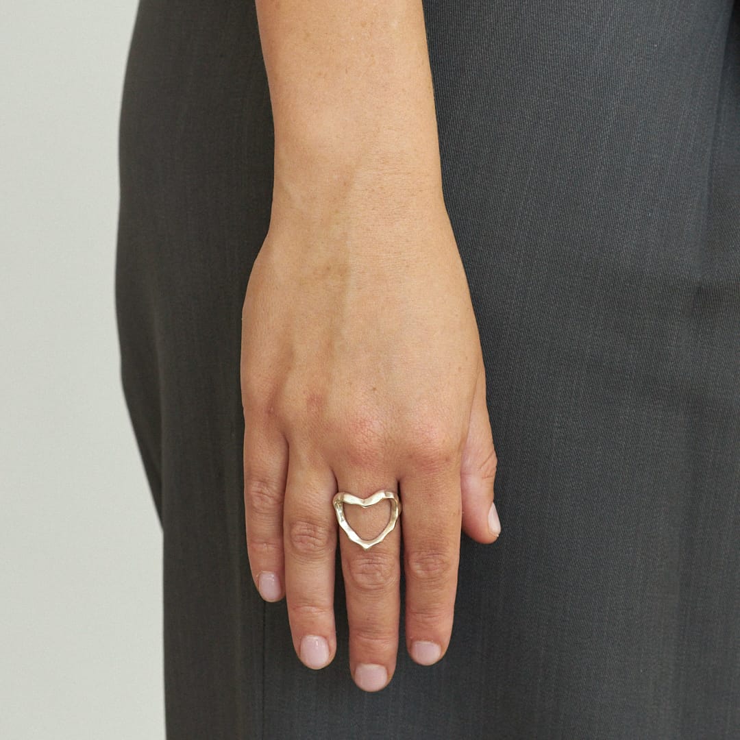LOVE SILVER RING