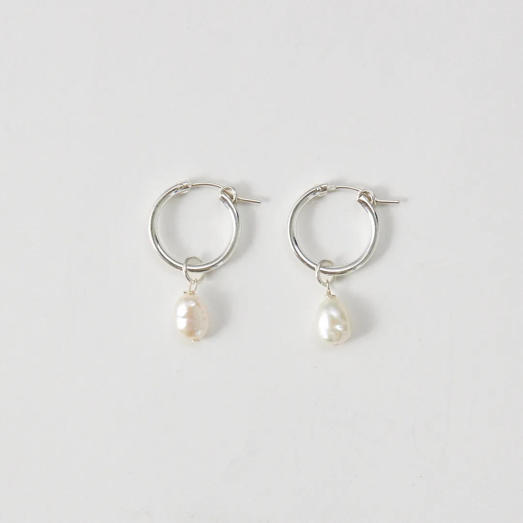 YULI SILVER M EARRINGS