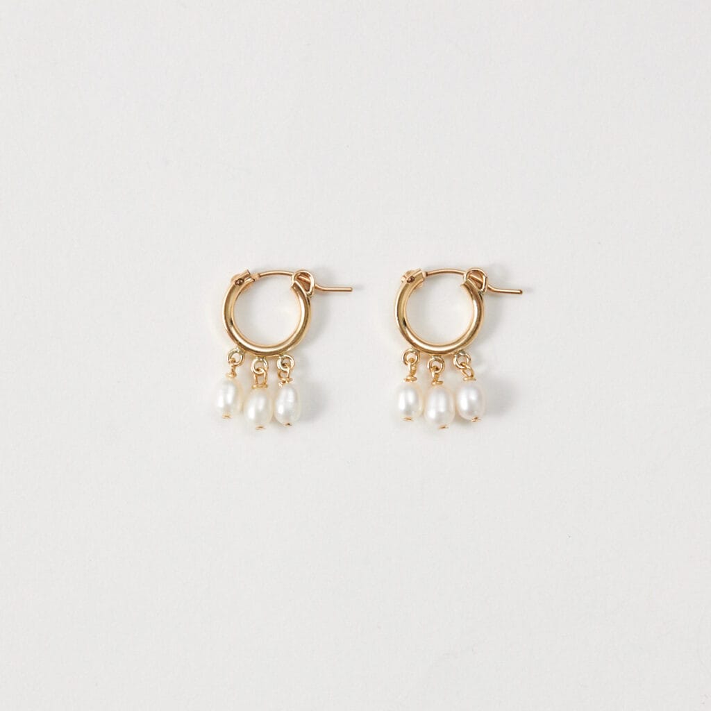 TRIPLE GOLD EARRINGS