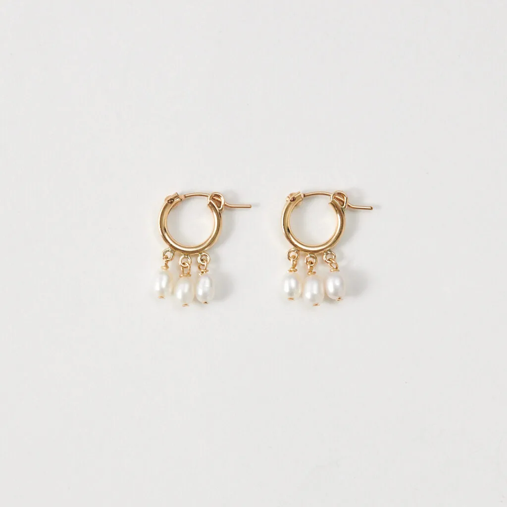 TRIPLE GOLD EARRINGS