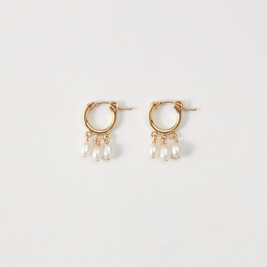 TRIPLE GOLD EARRINGS