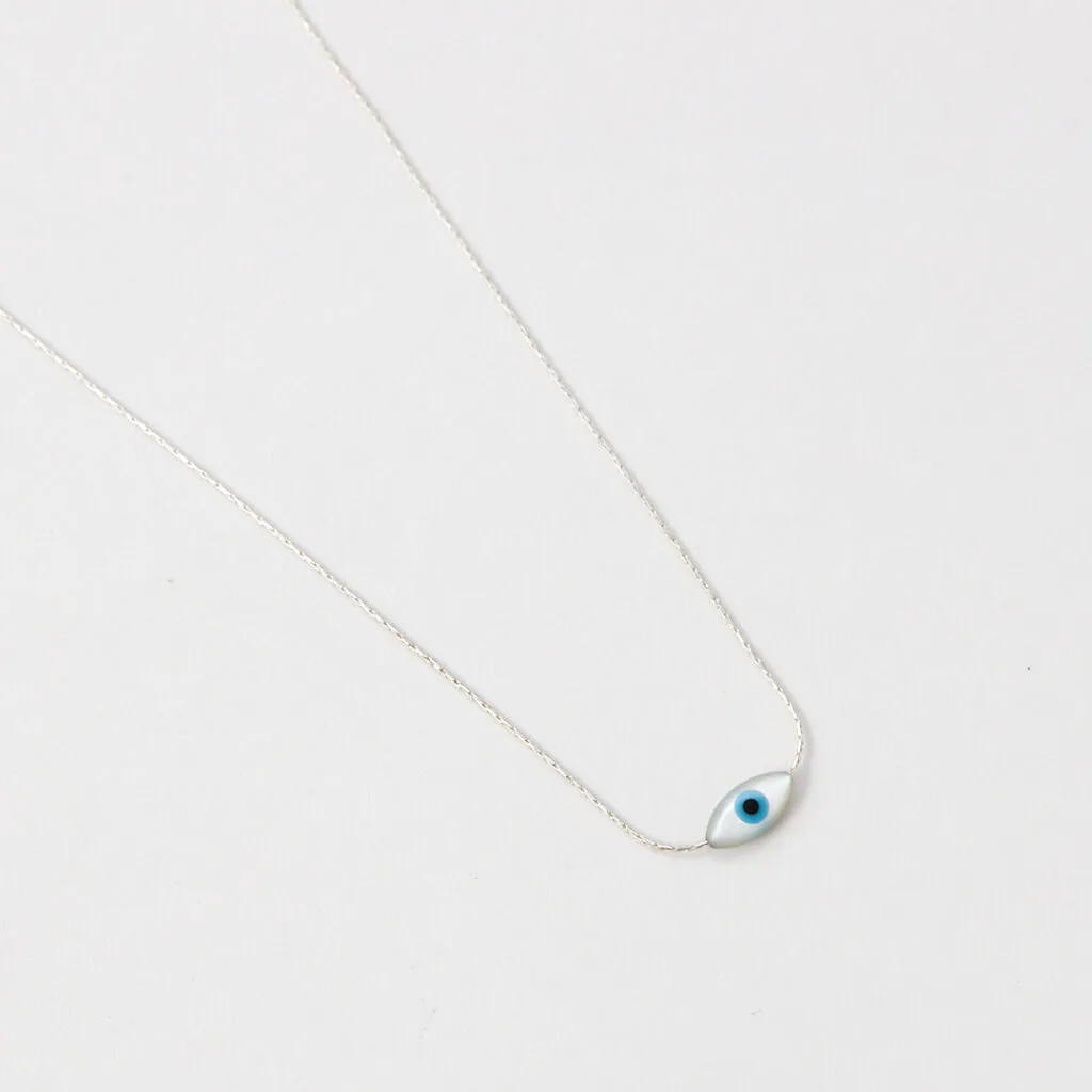 EYE SILVER NECKLACE