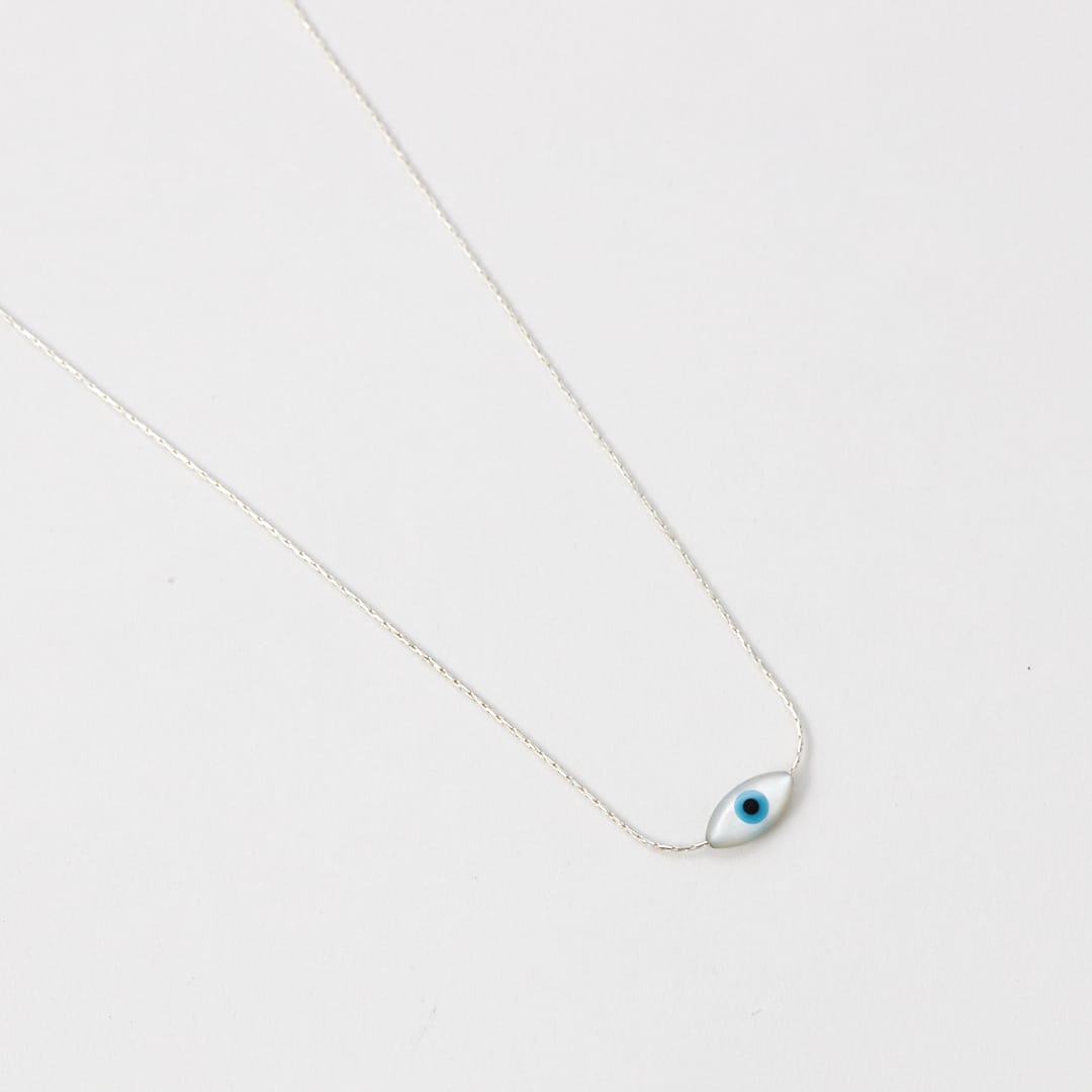 EYE SILVER NECKLACE