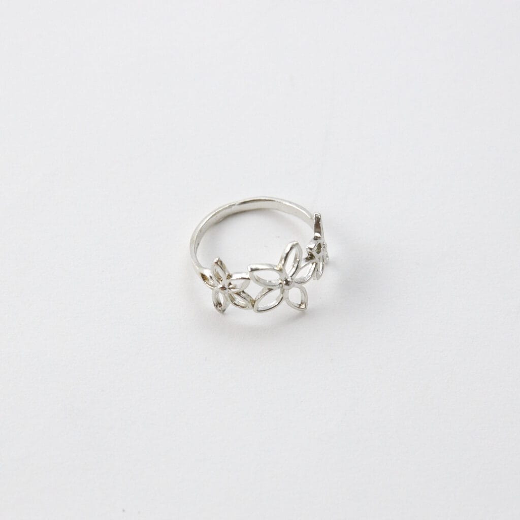FLORA SILVER RING