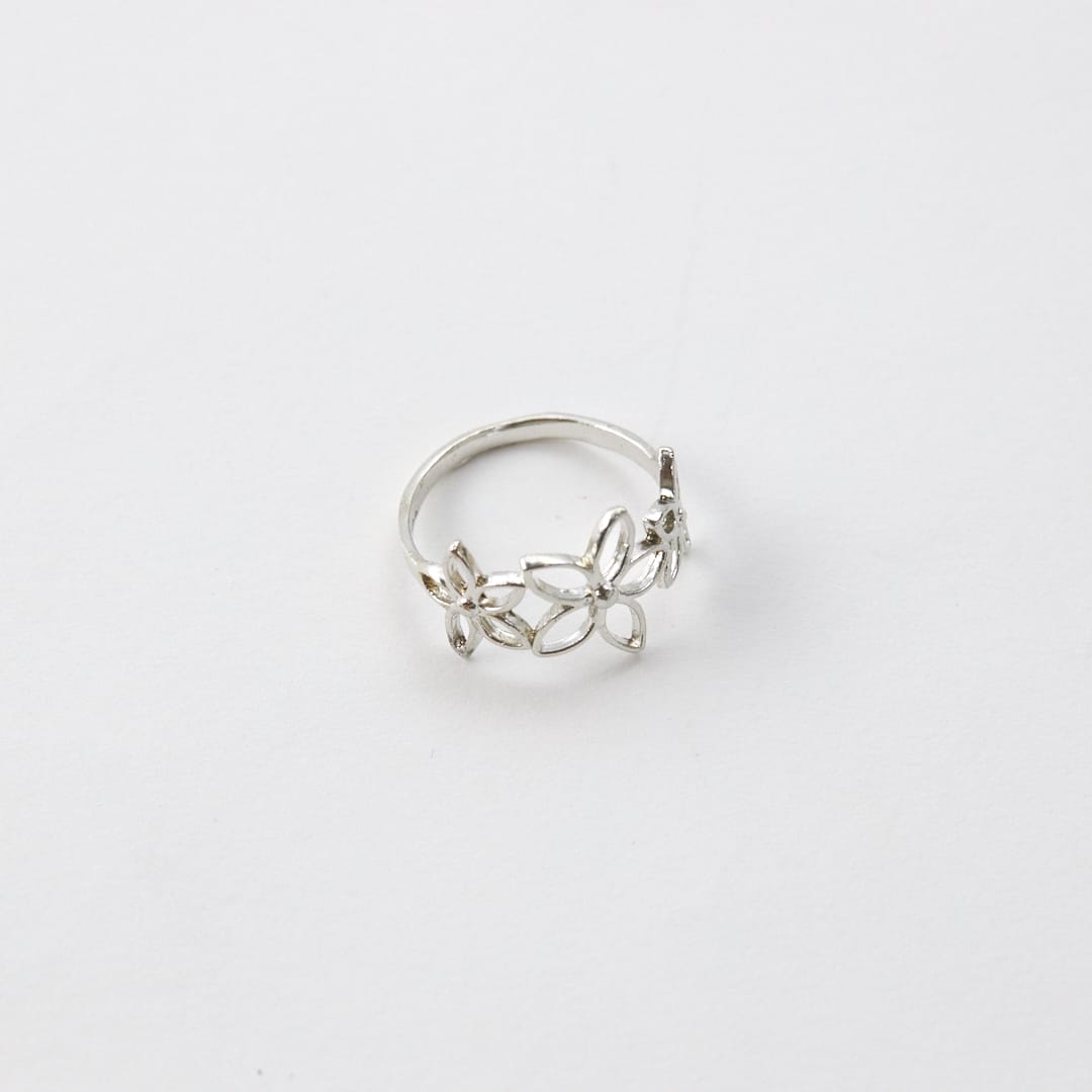 FLORA SILVER RING