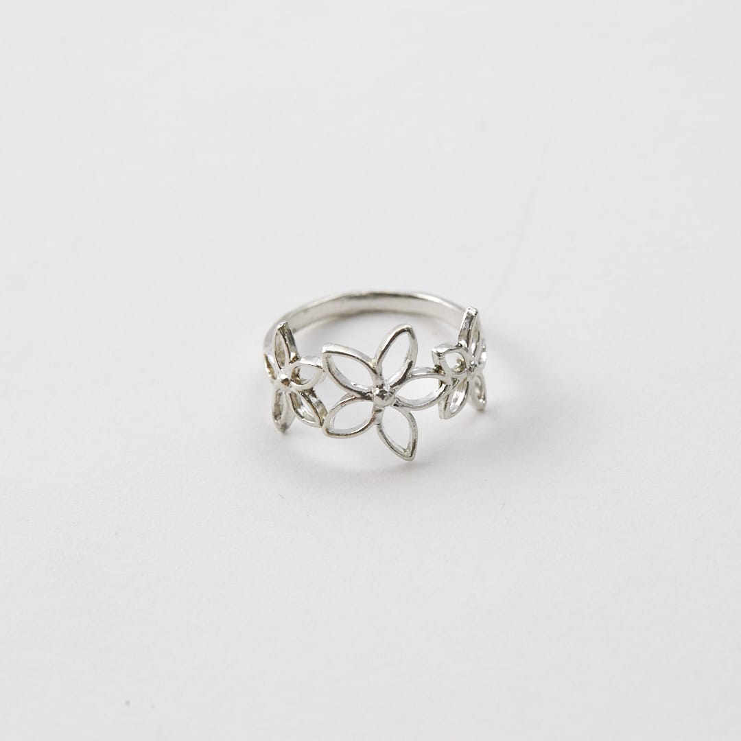 FLORA SILVER RING