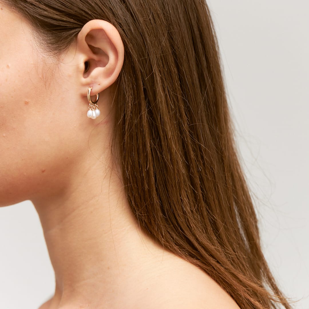 TRIPLE GOLD EARRINGS