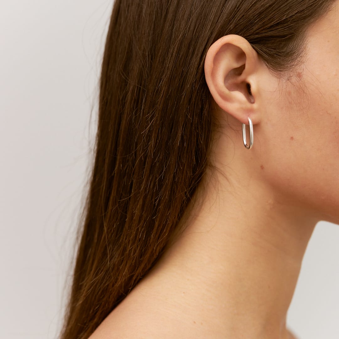 HAILEY SILVER EARRINGS