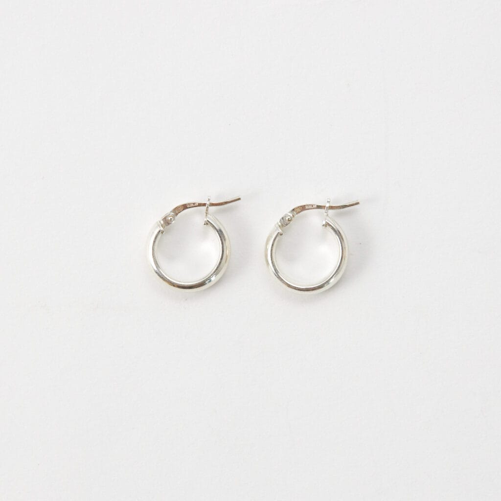 EDEN SILVER HOOPS