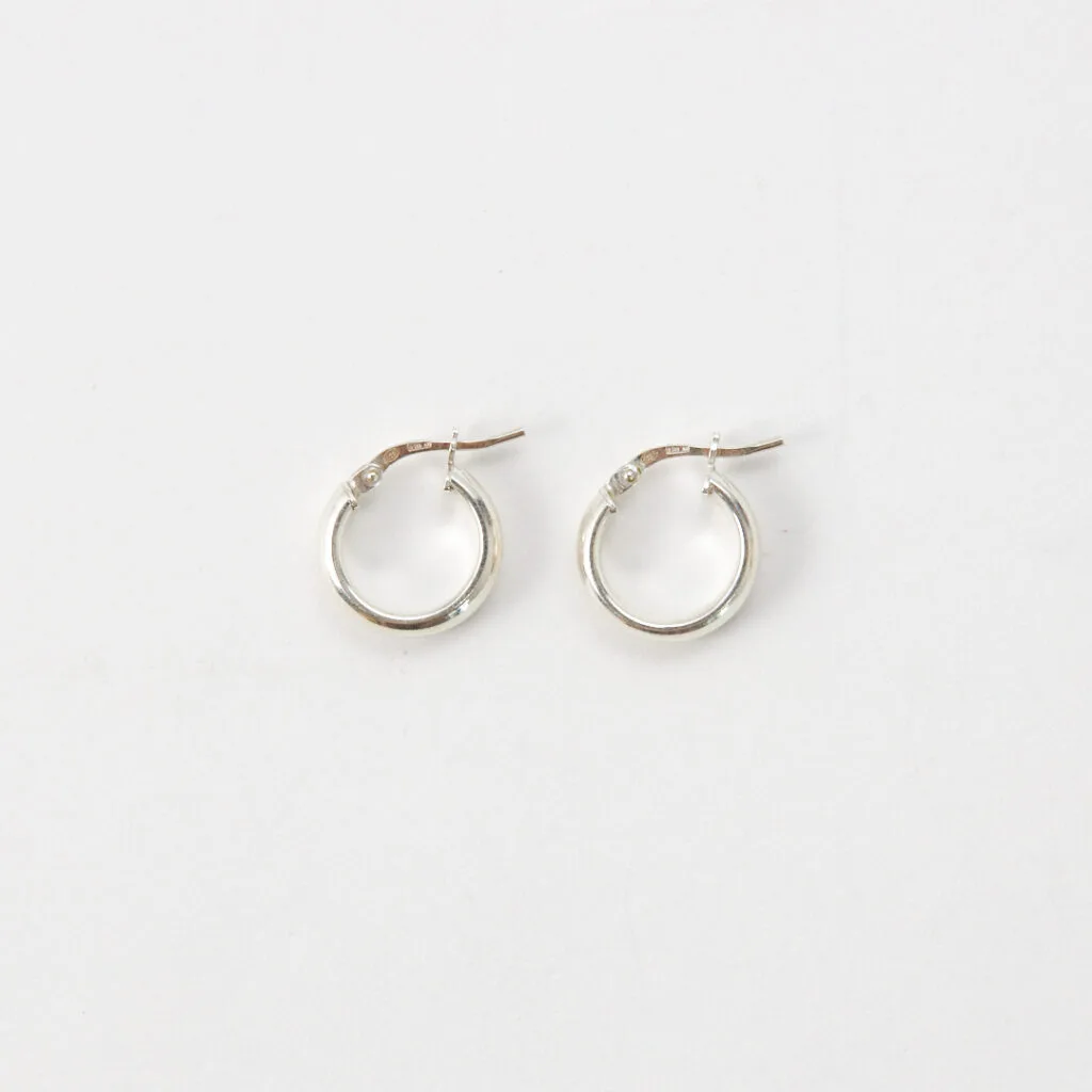 EDEN SILVER HOOPS