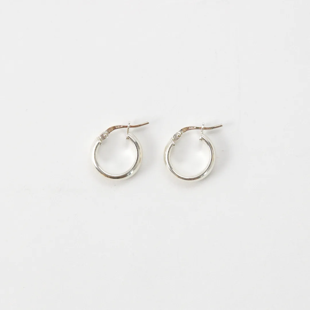 EDEN SILVER HOOPS
