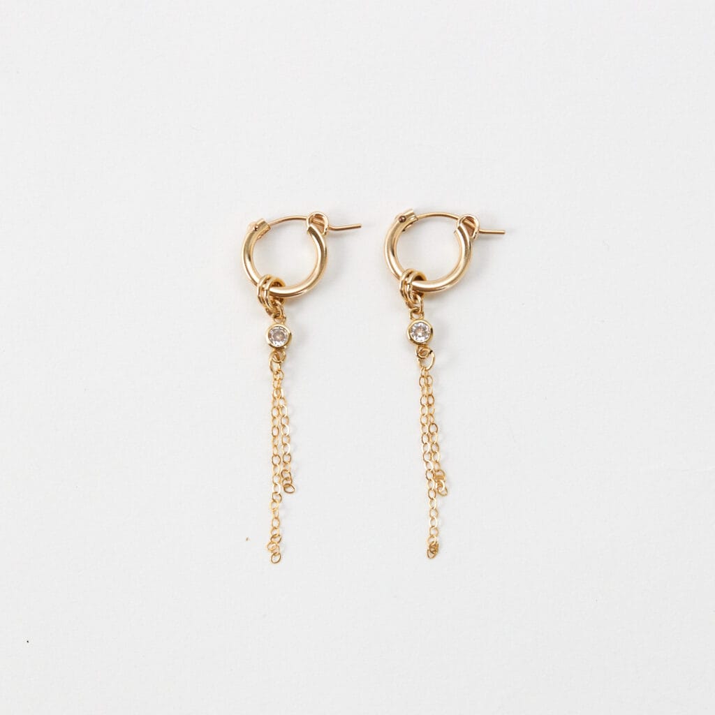 NICOLE GOLD EARRINGS