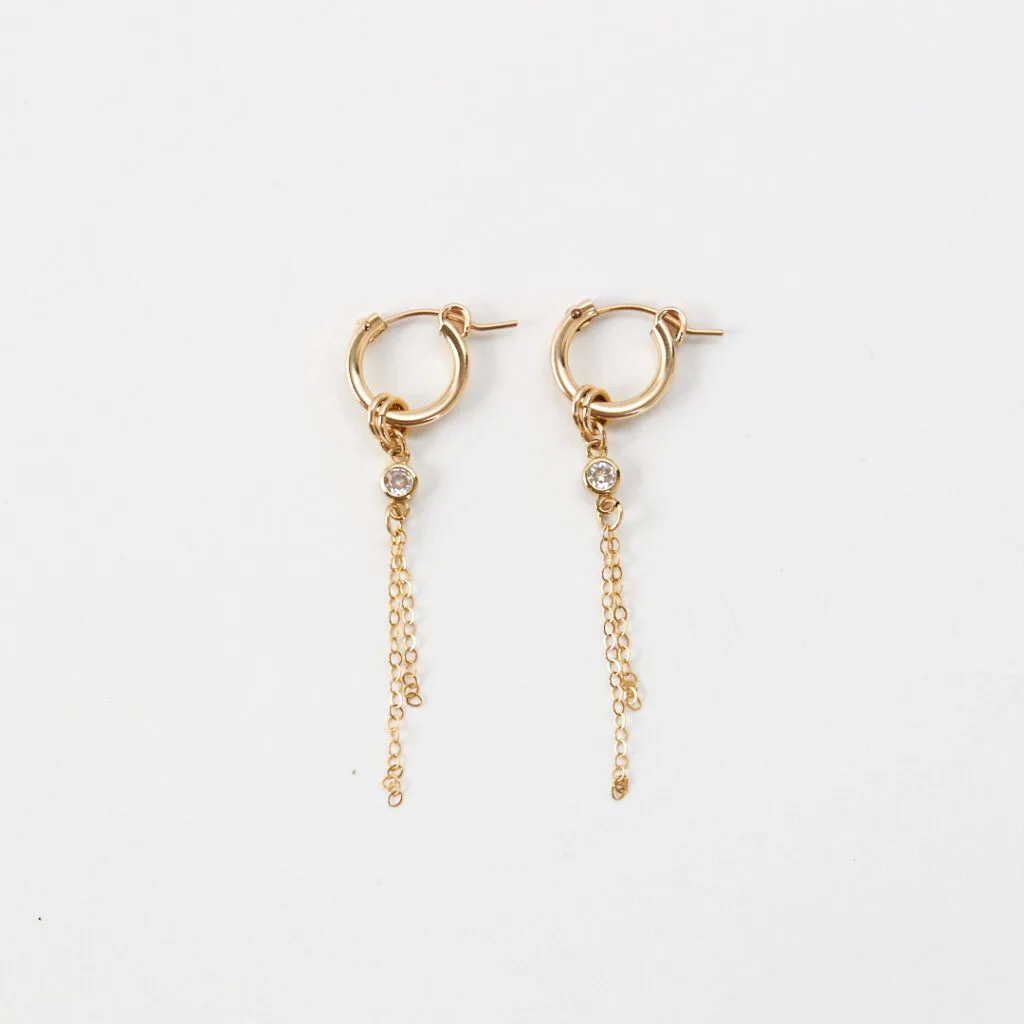 NICOLE GOLD EARRINGS