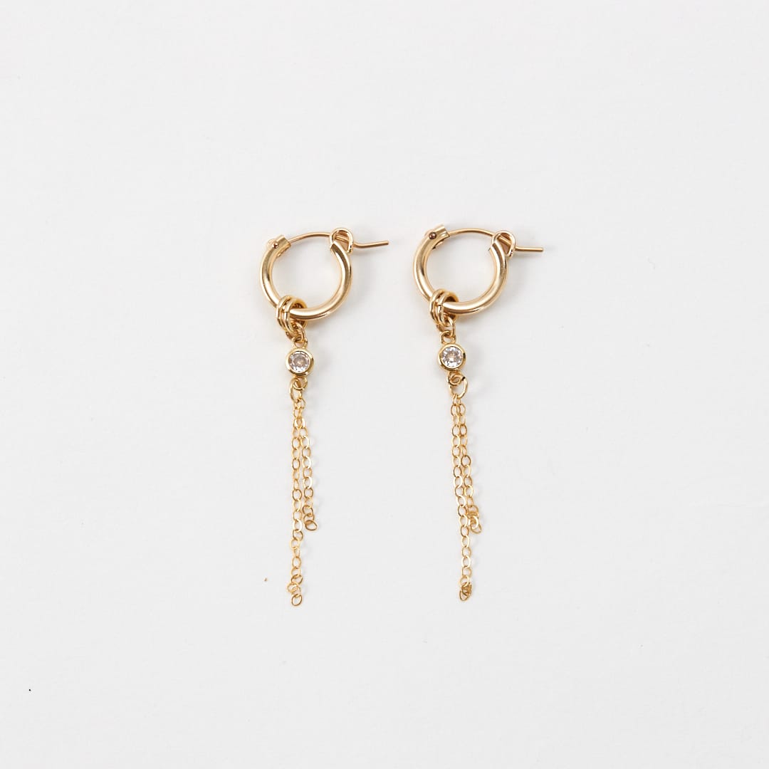 NICOLE GOLD EARRINGS