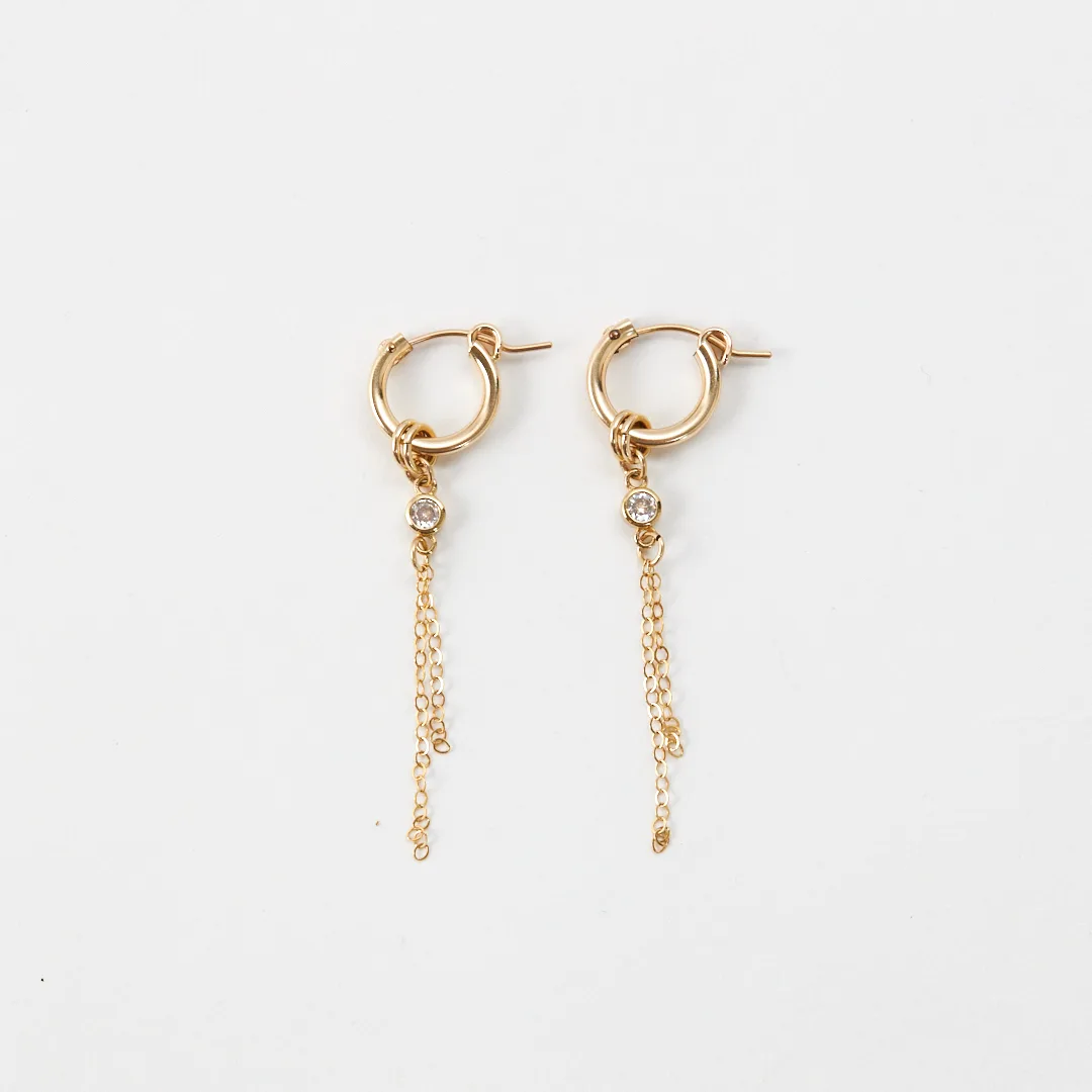 NICOLE GOLD EARRINGS