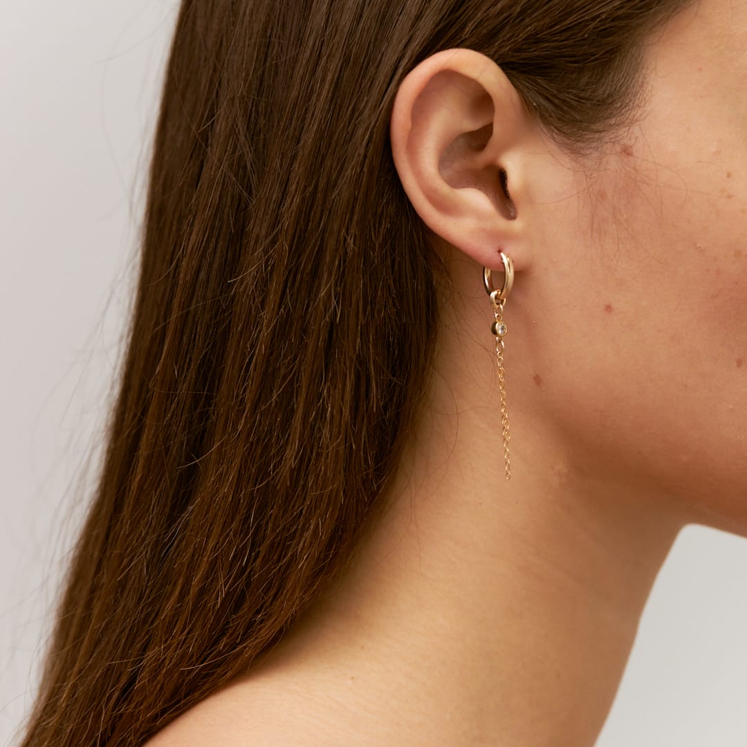 NICOLE GOLD EARRINGS