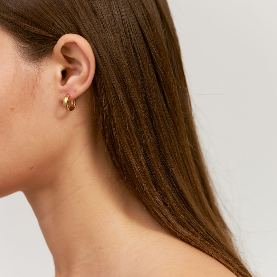 EDEN GOLD HOOPS