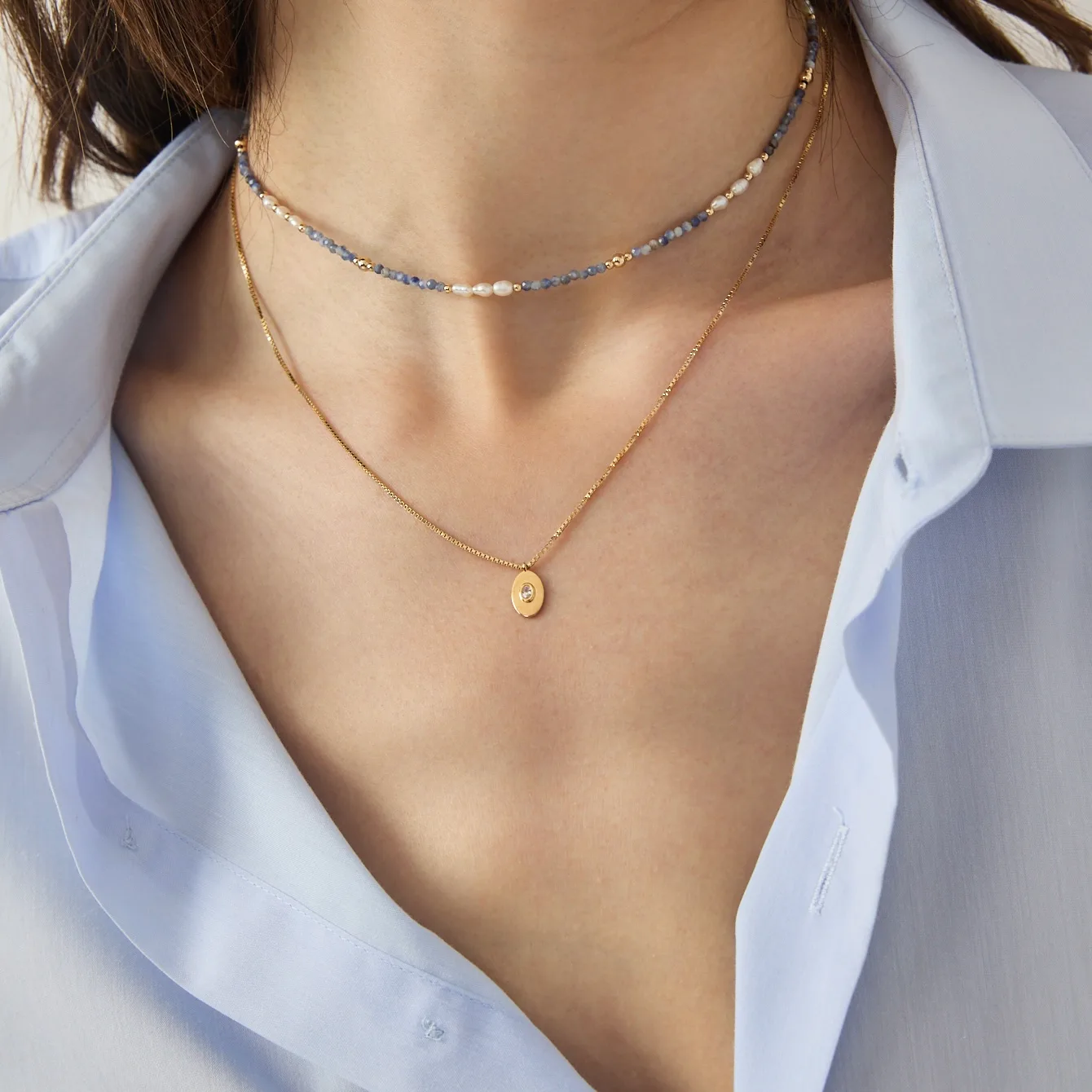 LENI GOLD NECKLACE