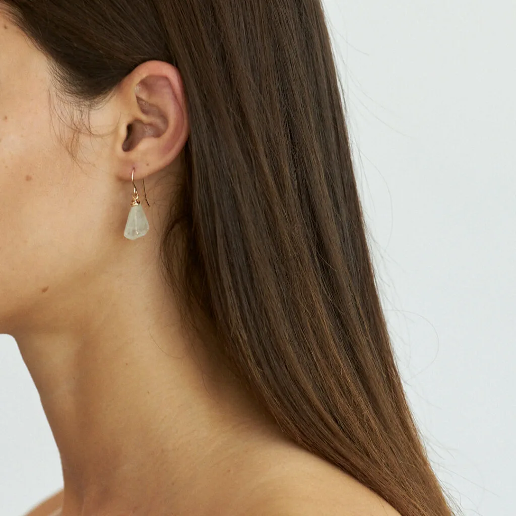 AQUA GOLD EARRINGS