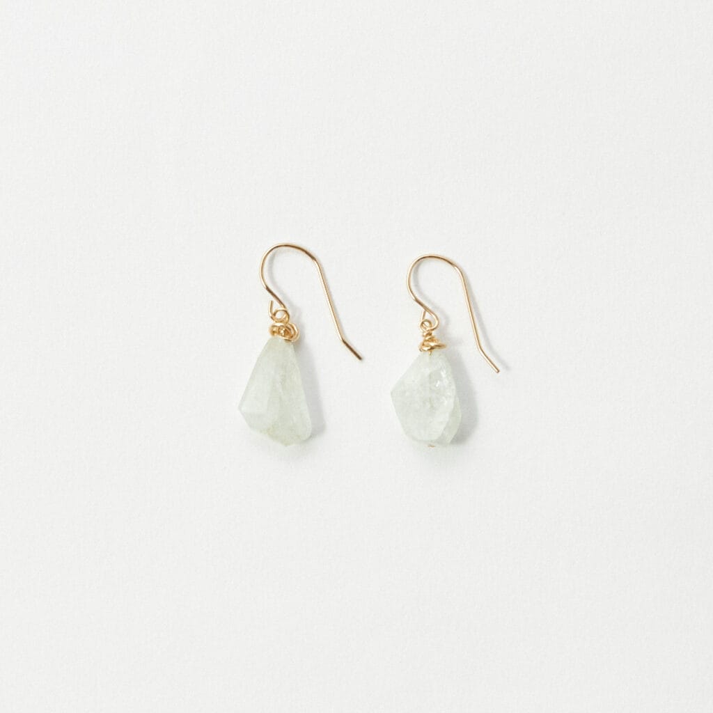 AQUA GOLD EARRINGS