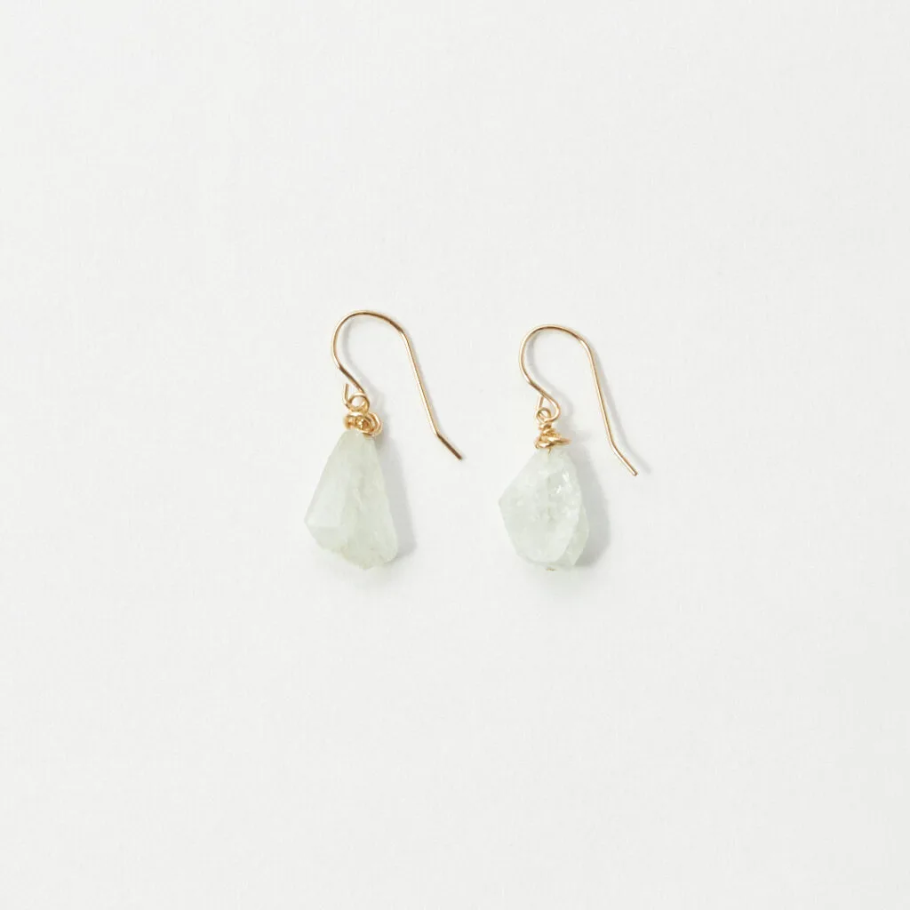 AQUA GOLD EARRINGS