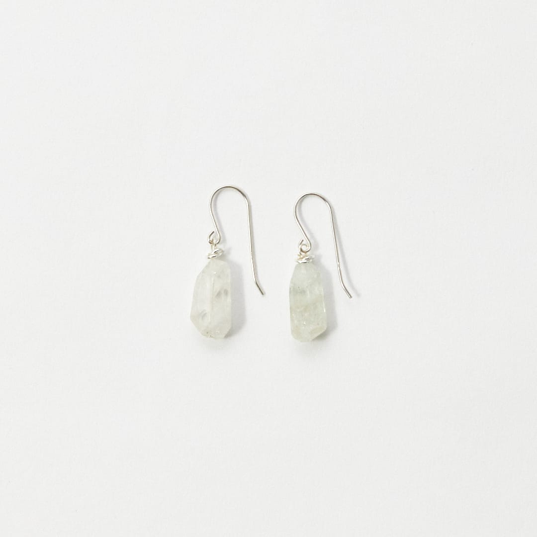 AQUA SILVER EARRINGS