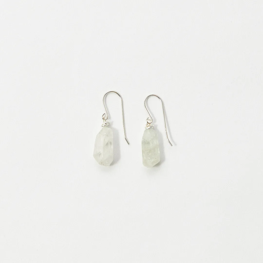AQUA SILVER EARRINGS