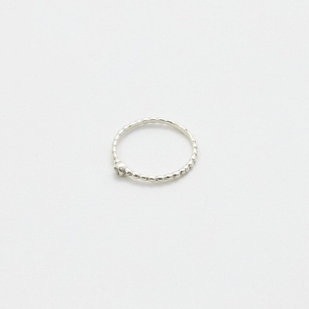 STONE SILVER RING