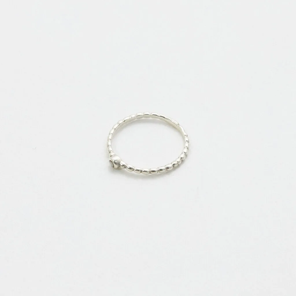 STONE SILVER RING