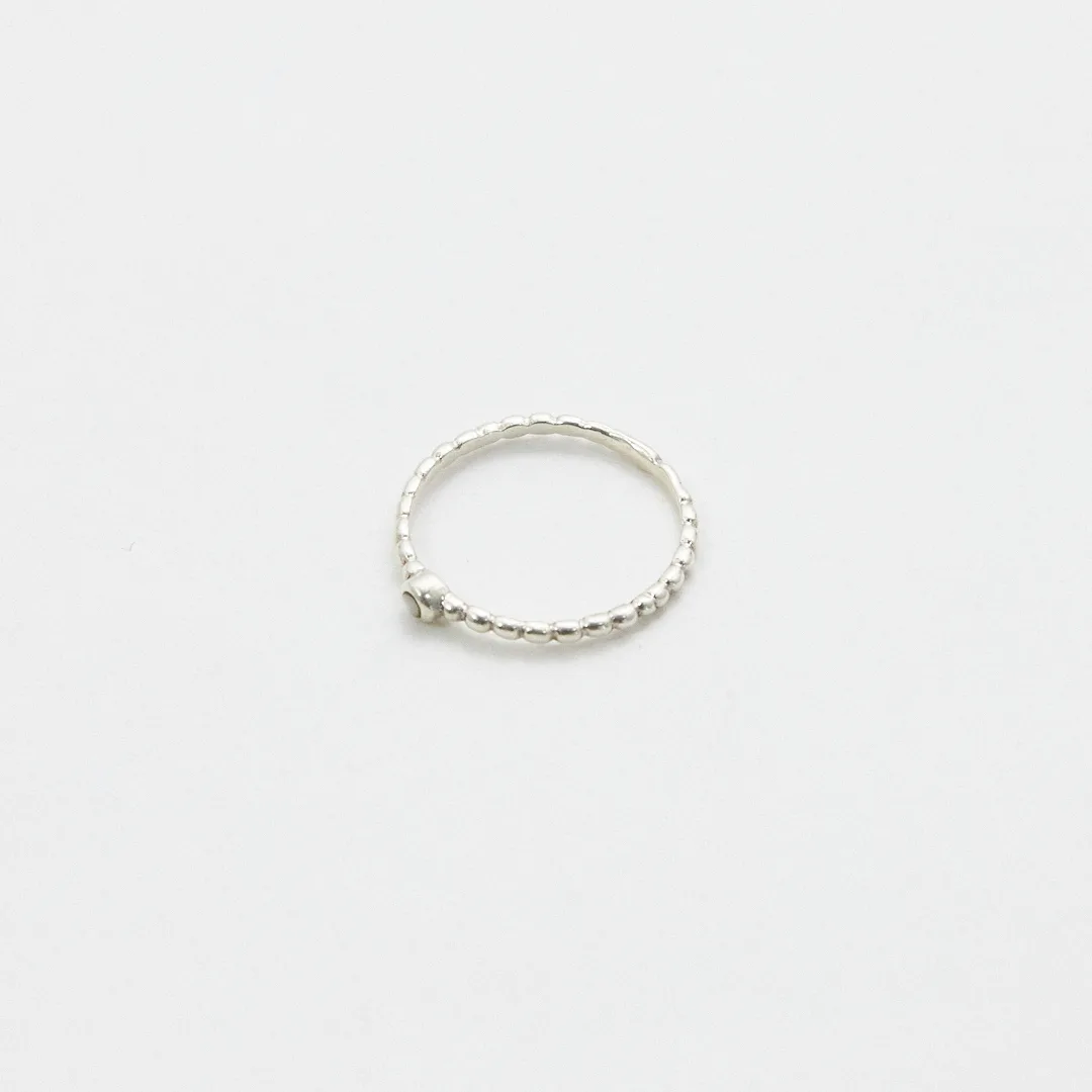 STONE SILVER RING