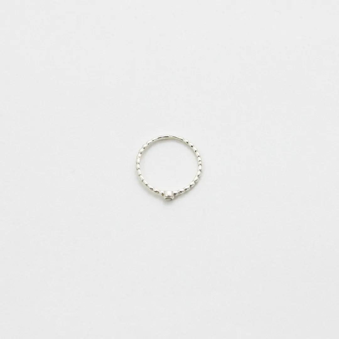 STONE SILVER RING