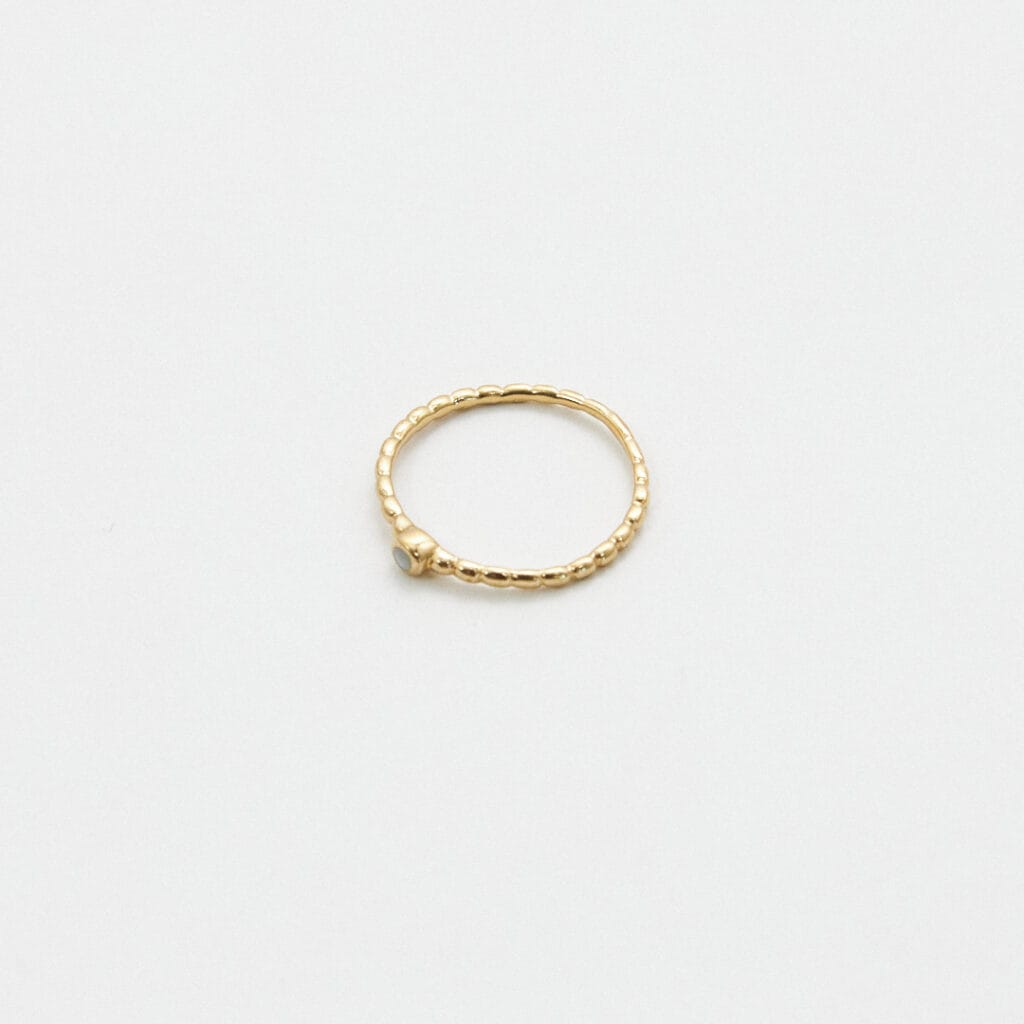 STONE GOLD RING