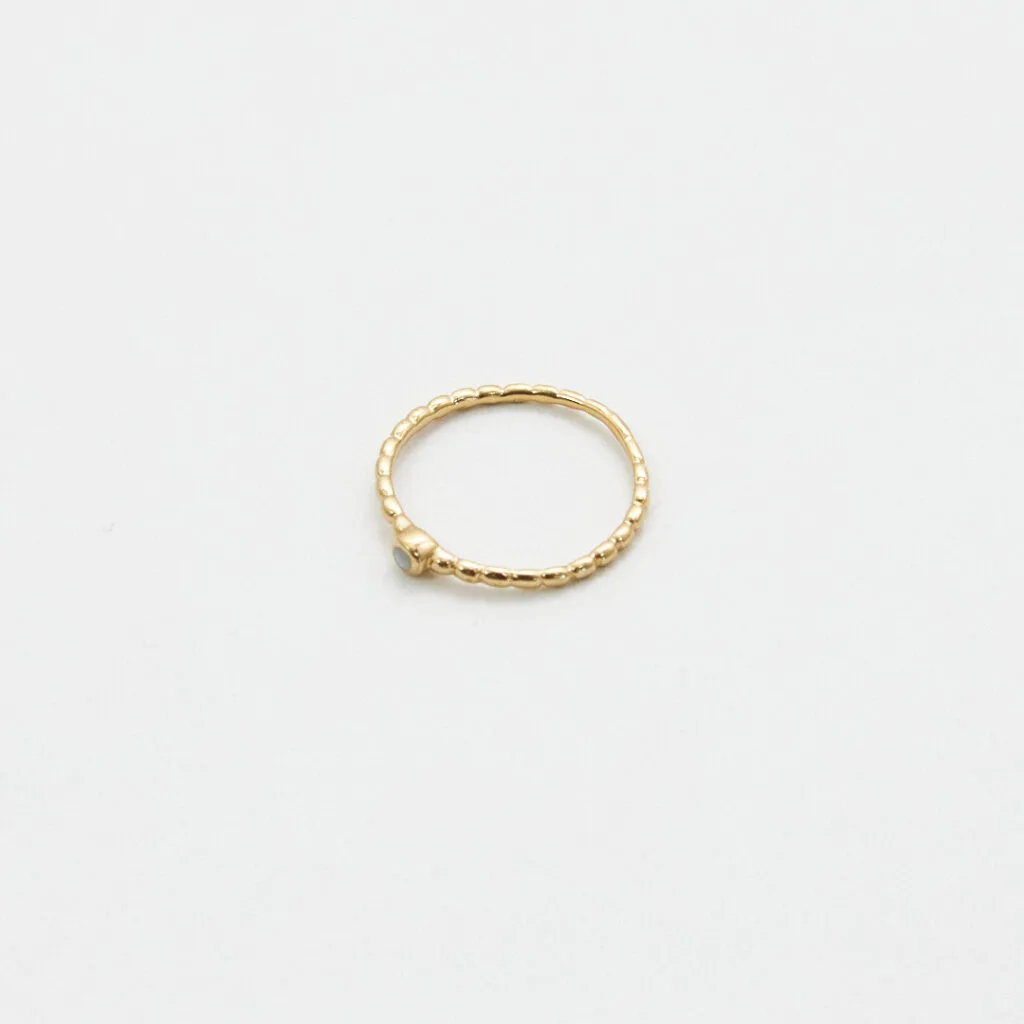 STONE GOLD RING