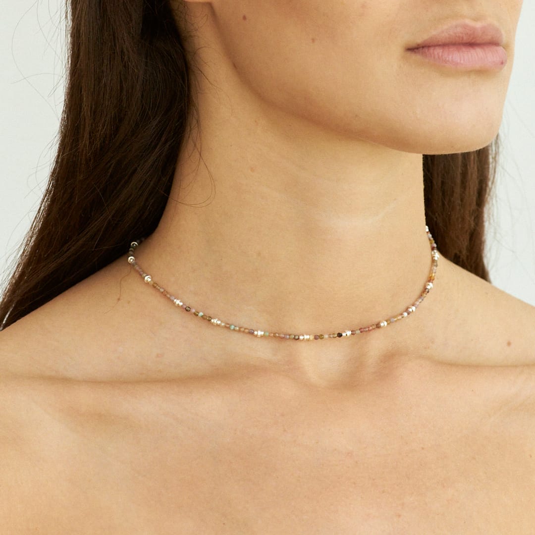 OPAL SILVER NECKLAC