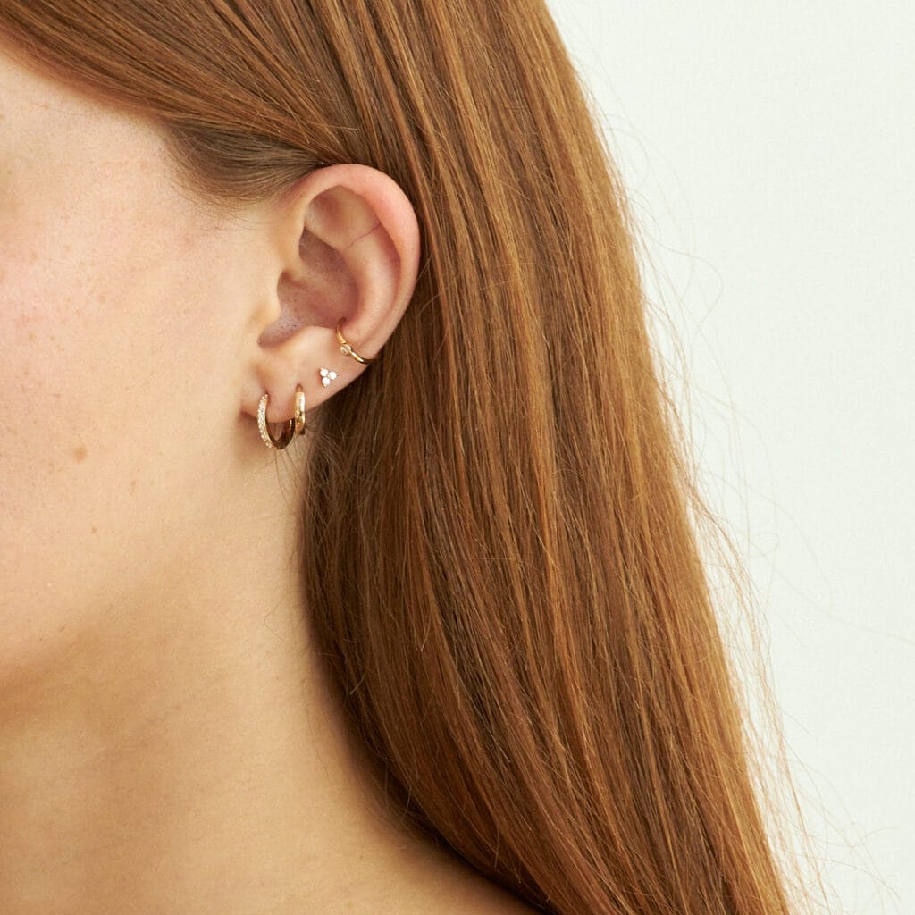 DON HELIX CLIP-ON EARRING